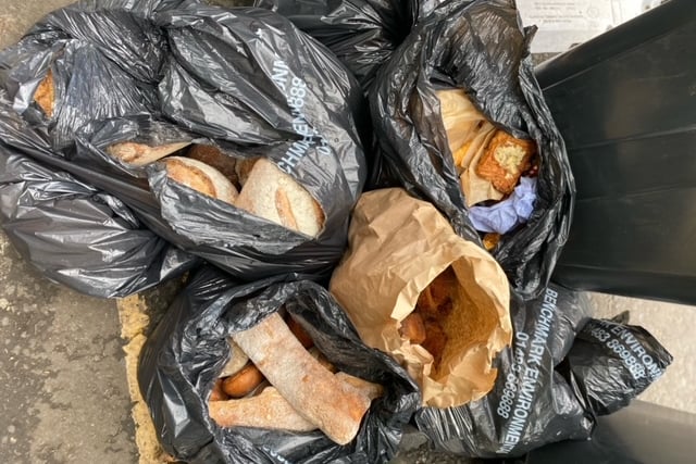 Bakery vows to cut waste after binning EIGHT BAGS of bread and cakes