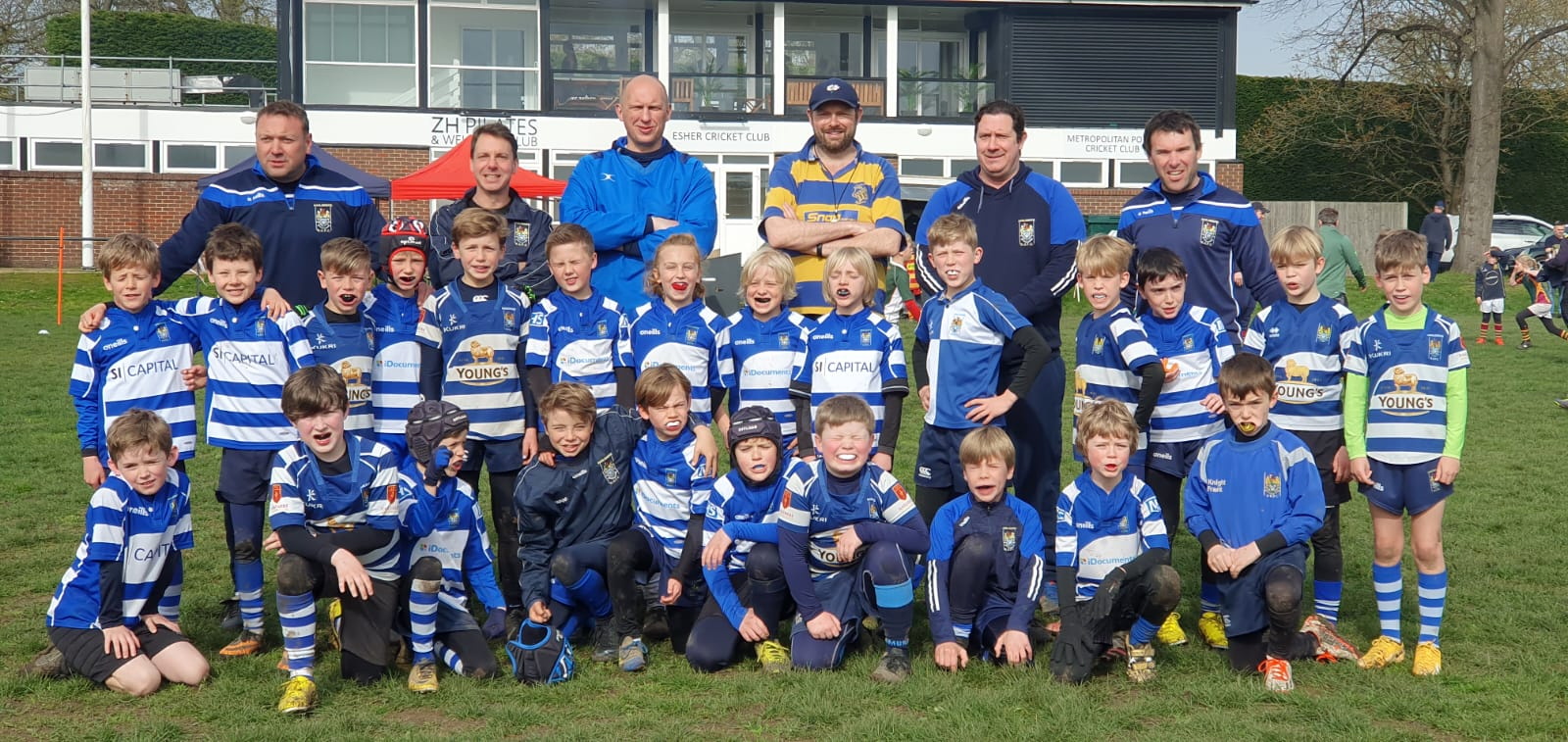 Haslemere’s under-nines took three teams to the Harlequins Amateurs Minis Festival
