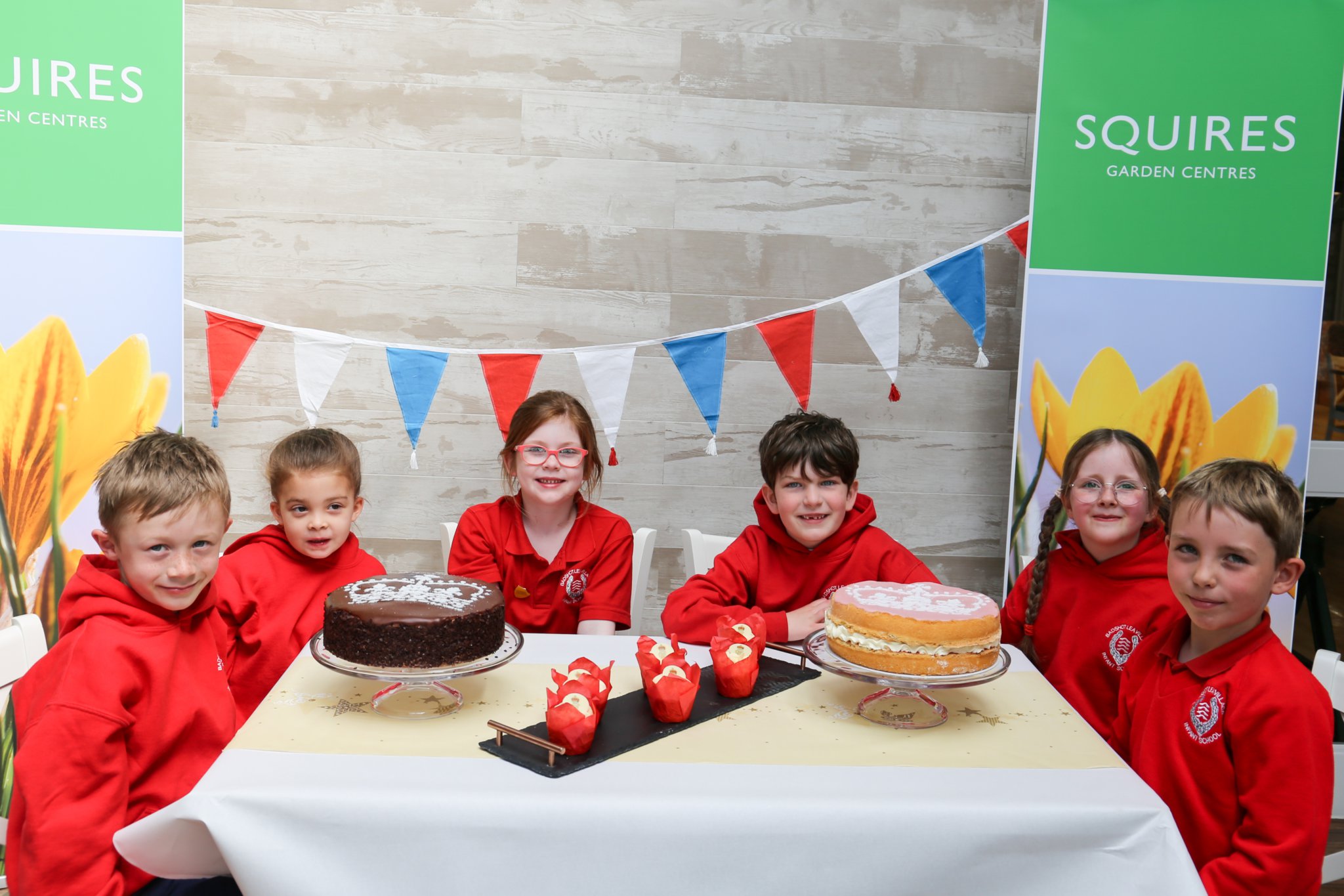 Pupils helped the Squire’s Café Bar team choose the Coronation cakes