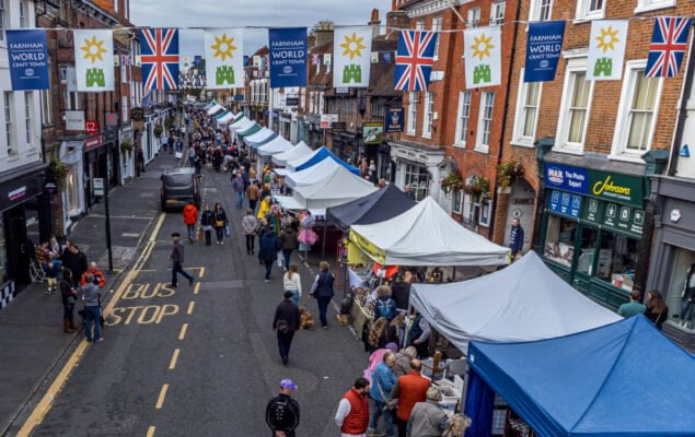 Farnham's West Street to close for antiques market this Sunday