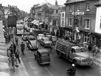 From the Archive: Photo shows Farnham was gridlocked in the 1950s too!