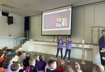 St Mary's Bentworth Primary School turns purple for Epilepsy Action