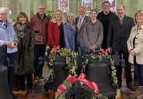 Hawkley church bells ring again for new King