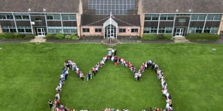 Anstey Junior School pupils and staff mark coronation in style