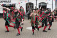 Alton Morris dance for King Charles III in Alton's Market Square