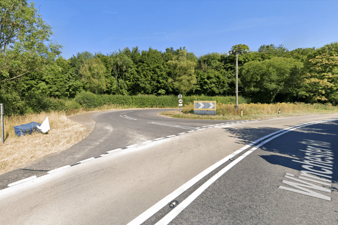 The fatal collision happened close to the A272's junction with Bordean Lane