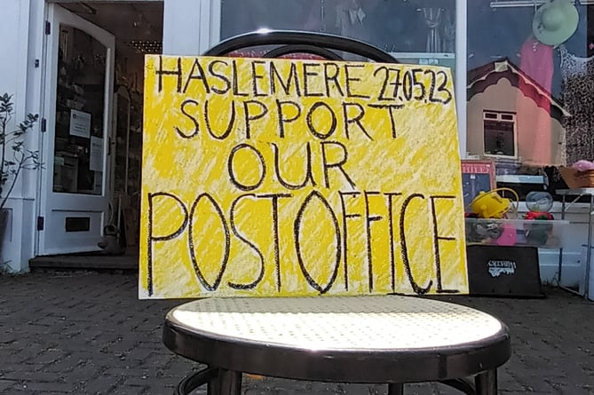 Many Haslemere businesses have signed the 'Save Haslemere post office' petition