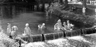 Do you remember the pool created by the old weir in Gostrey Meadow?