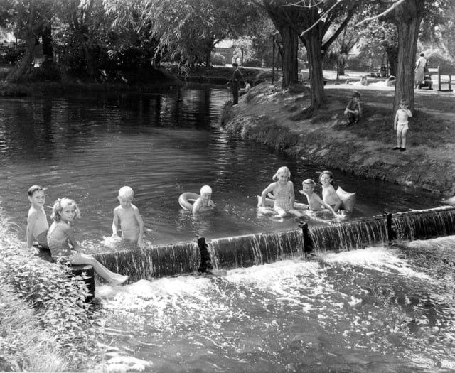 Do you remember the pool created by the old weir in Gostrey Meadow?