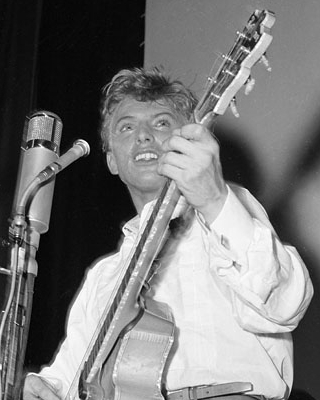 Sir Thomas Hicks OBE, known professionally as Tommy Steele, is an English singer and actor, regarded as Britain's first teen idol and rock and roll star