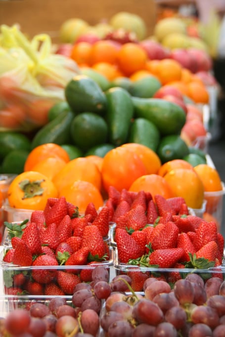 Fresh fruit and vegetables