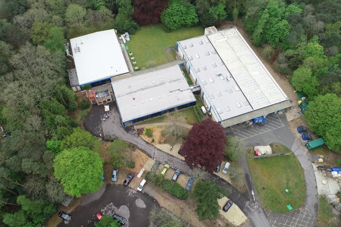 The nine-acre Lion Court off the A325 Farnham Road in Bordon had become vacant following the relocation of German pharmaceutical company Fresenius Kabi