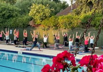Salute the sun with sunset yoga at Petersfield Open Air Swimming Pool
