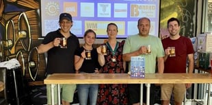 Bordon foodbank gets £3,000 from Tap at The Shed beer & cider festival