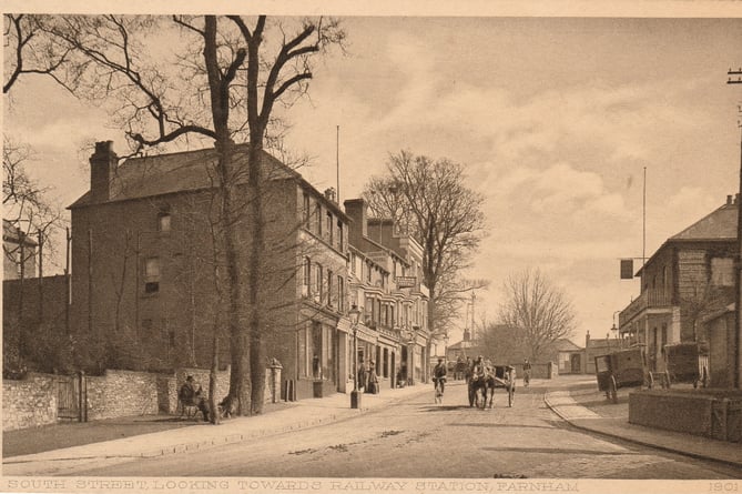 Station Hill, Farnham, pictured in 1901