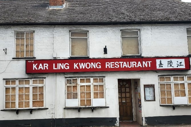 The former Kar Ling Kwong restaurant: Soon to become homes?
