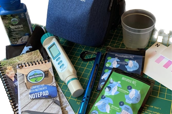 The water quality testing kit from WaterRangers