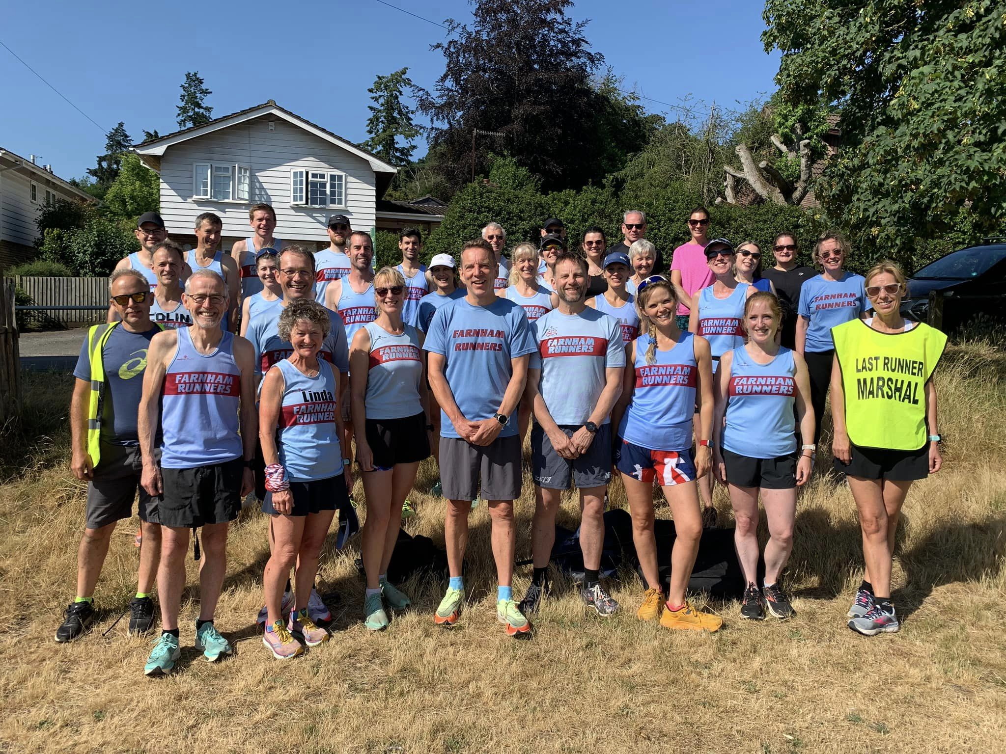 Club Championship runners before the start