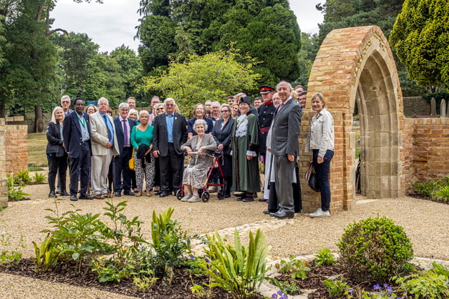 New Hale Chapels Garden opened by deputy lieutenant in north Farnham