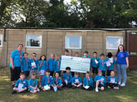 Four Marks and Ropley Willows Beavers raise £520 in sponsored walk