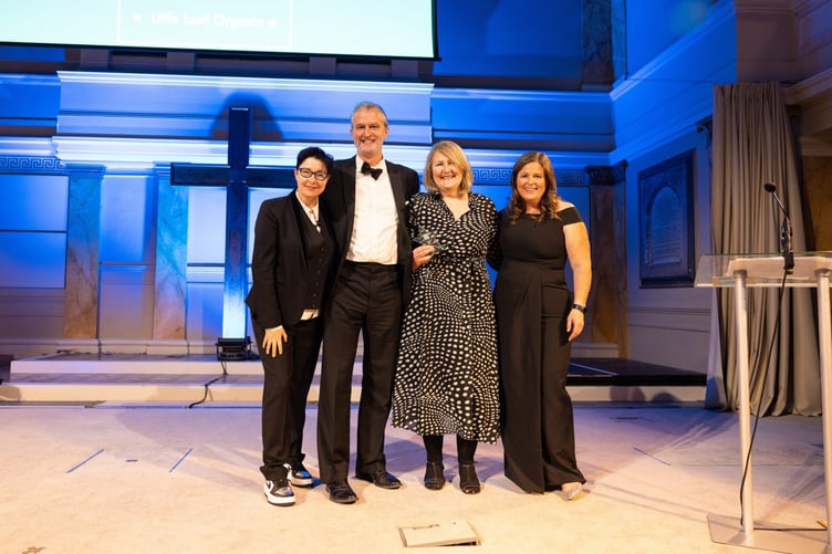 Bordon business LittleLeaf Organic has won a nationwide award for sustainability