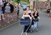 Students made a hot entrance at Petersfield School prom