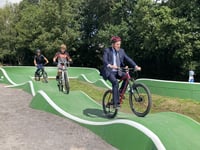 MP opens UK-first pump track in Liss