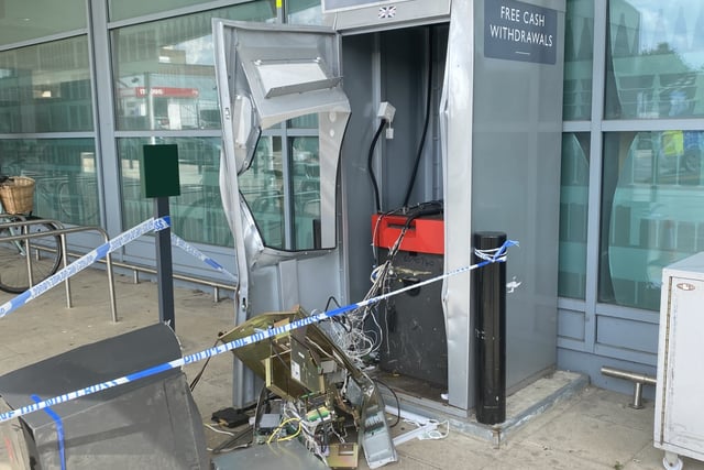 Cashpoint ram-raided at Waitrose in Alton