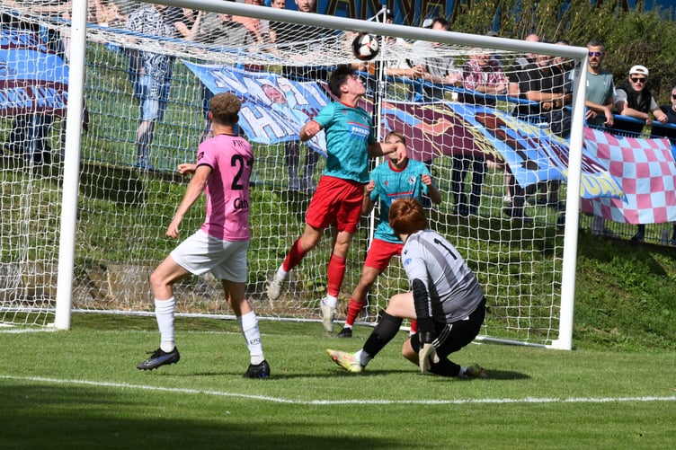 Dean Rule scores for Farnham against Crowborough Athletic on Saturday