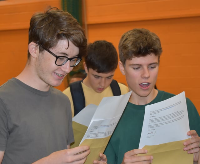 Petersfield School students jump for joy at GCSE success