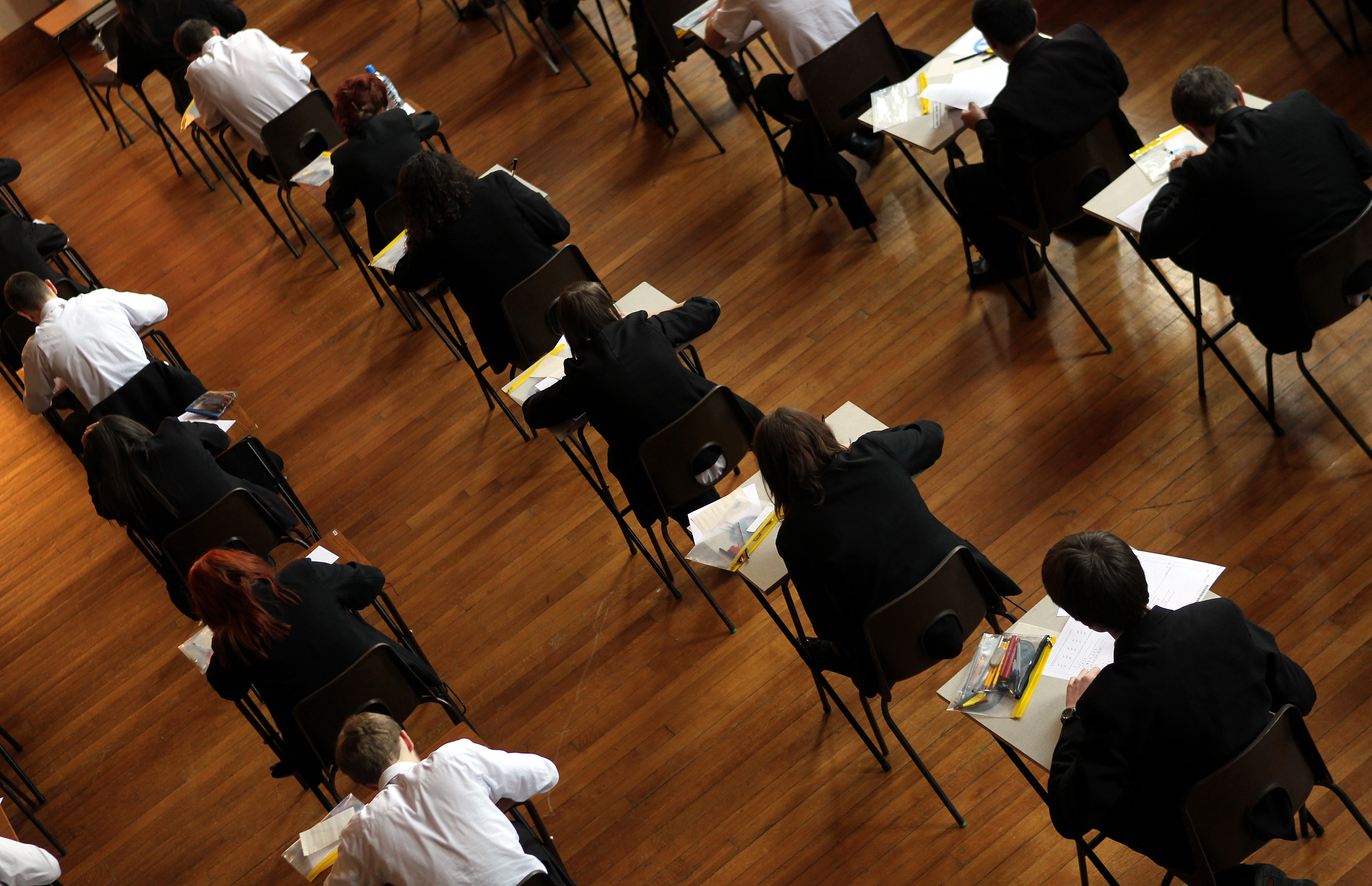 Tumbling number of high performing GCSE students in Hampshire