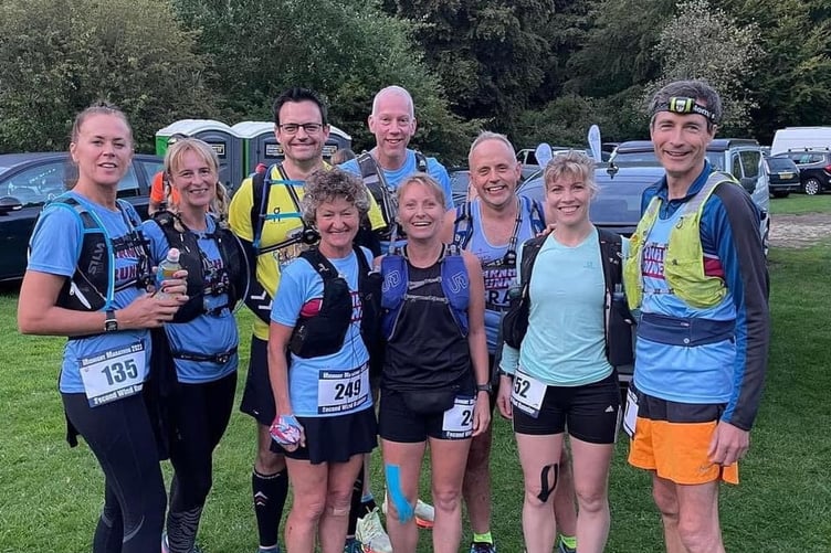 The midnight marathoners ready for the challenge