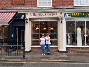 B'elicious: Greek duo Nina and Koula open 'dream' crêperie in Farnham