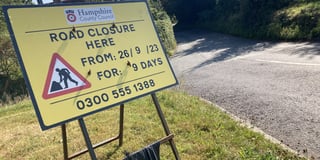 Road linking Greatham and Liss Forest to close