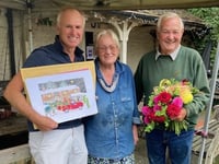 Double boost for charity at Steep pub