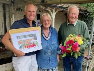 Double boost for charity at Steep pub