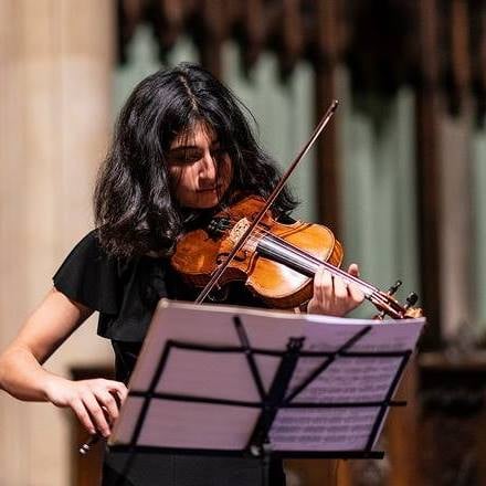 Ezo Sarici, a student at the Royal Academy of Music, was a finalist at the Haslemere International String Competition earlier this year