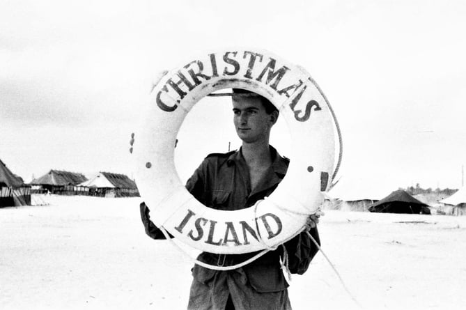 Farnham resident Lionel East at Christmas Island for hydrogen bomb test