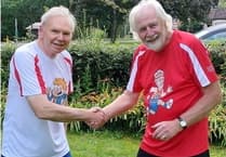 Community Ken and Tricky Dickie's charity run has already raised £2,000