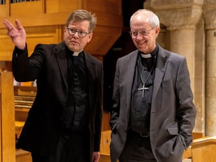 Archbishop condemns Gaza violence on historic visit to Petersfield