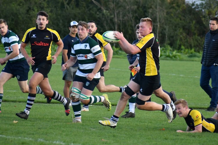 Tom Brooker on the charge