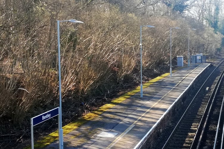 Bentley station as it appears today