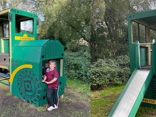 New tractor play equipment rolls into Bordon park