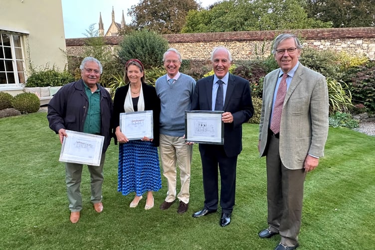From left: Yinnon Ezra, Rachel Bebb, Alan Lovell, Roy Perry and Robert Boyle.