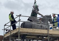 Petersfield's 'King' Billy is back on his horse after restoration