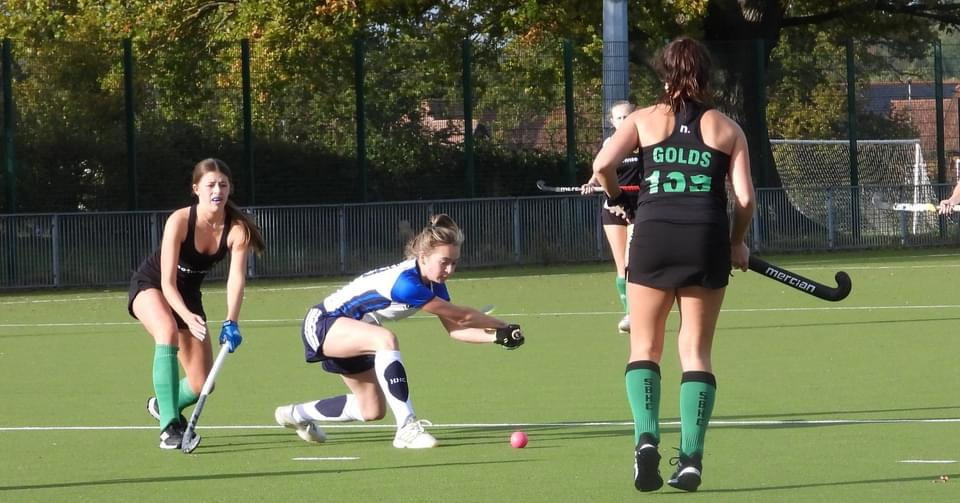 Beanie Bradley in action for Haslemere’s women’s first team against South Berkshire