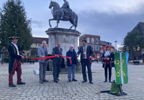 Restored statue of King William III "reopened" in Petersfield ceremony