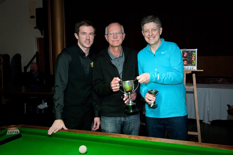 Billiard league winners Mark Franklin and Shaun Cooper of Traco