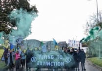 Climate activists block entrance to Farnborough Airport in protest at expansion plans