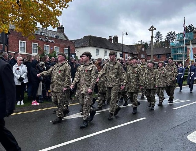 Cadets were once banned from Haslemere's Remembrance parade – really!